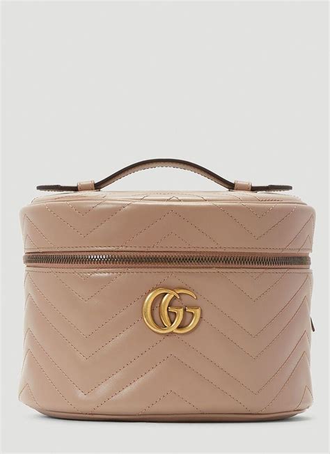 gucci clear cosmetic bag|Gucci marmont makeup bag.